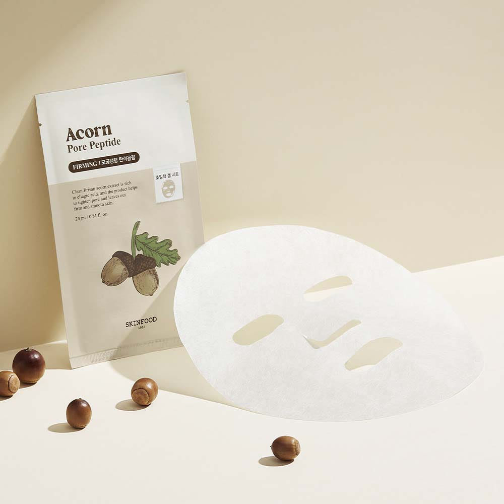 Natural Acorn Face Mask Sheets