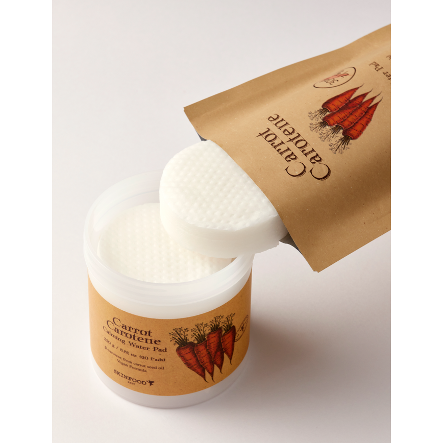 Gentle Carrot Toner Pads for Sensitive Skin Refill