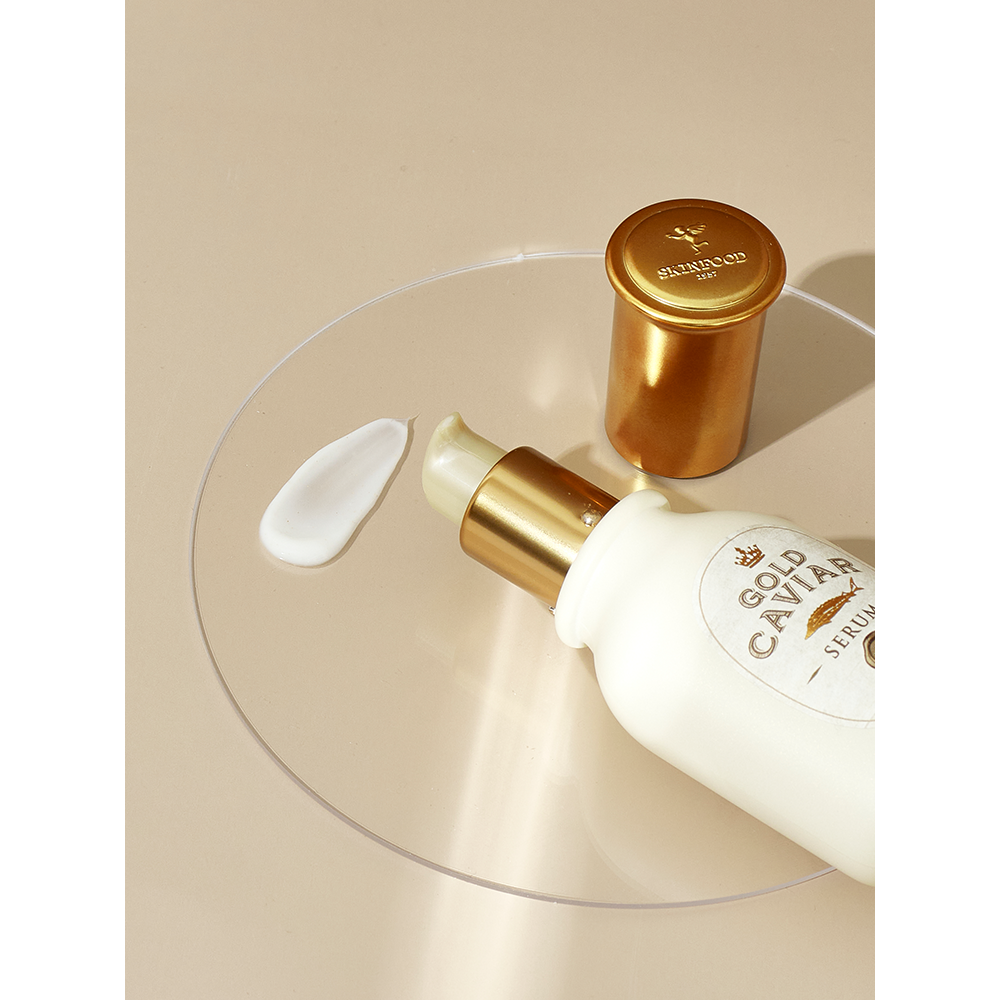 Luxurious Anti Aging Face Serum with Caviar and Gold