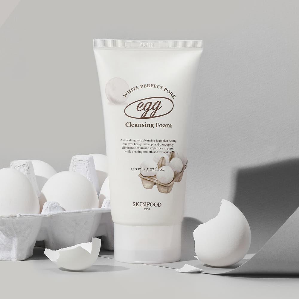 Gentle Pore Cleansing Foam with Egg White Extract