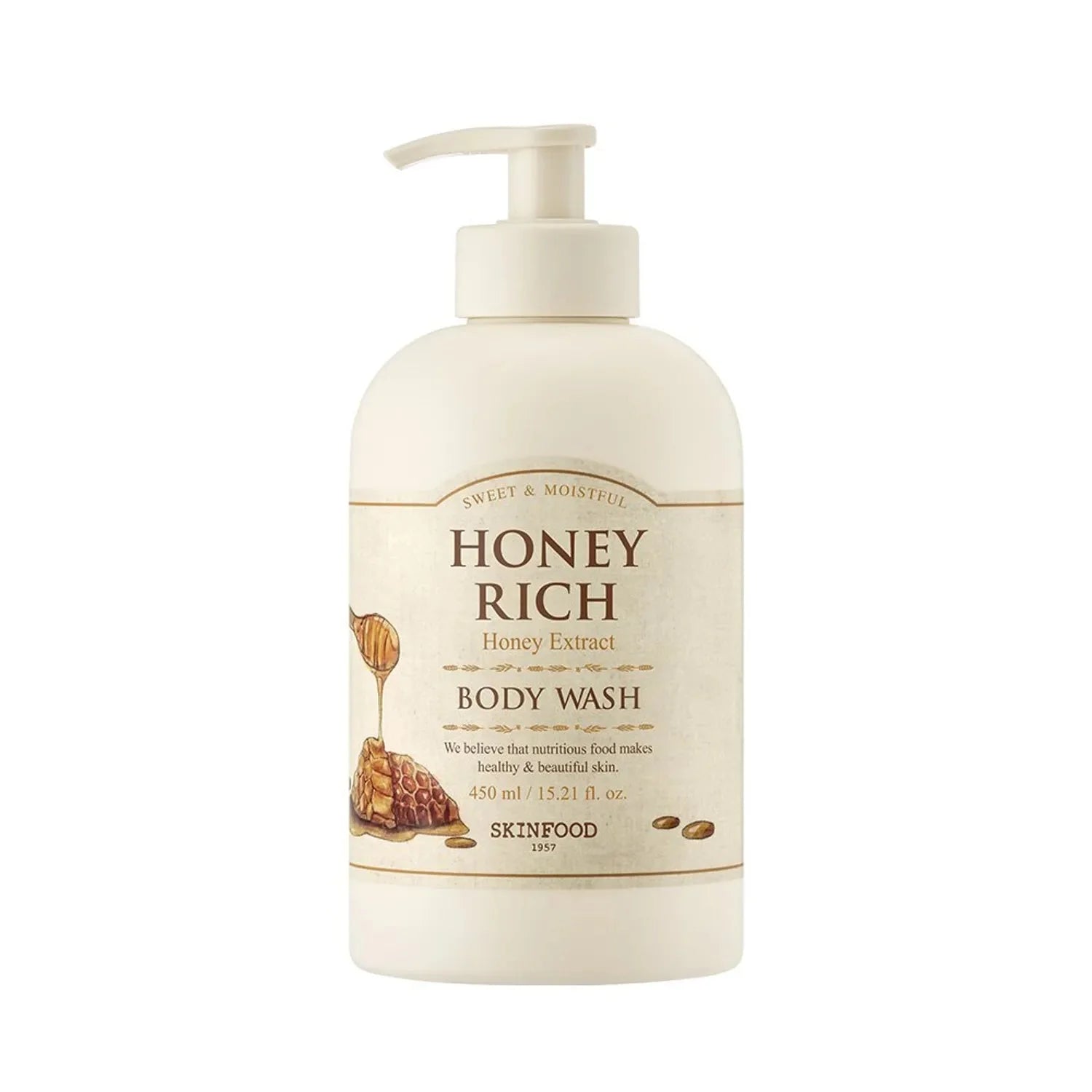 Nourishing Honey Body Wash 450ml - Mycosmeticslondon