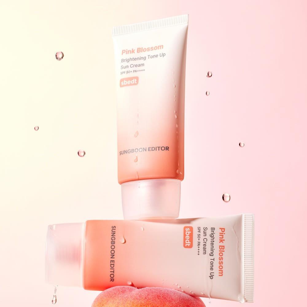 Natural Pink Sunscreen Cream SPF50+ PA+++ 50ml