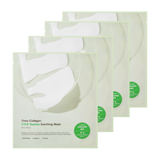 Nourishing Collagen Face Mask Pack - 4 Count - Mycosmeticslondon