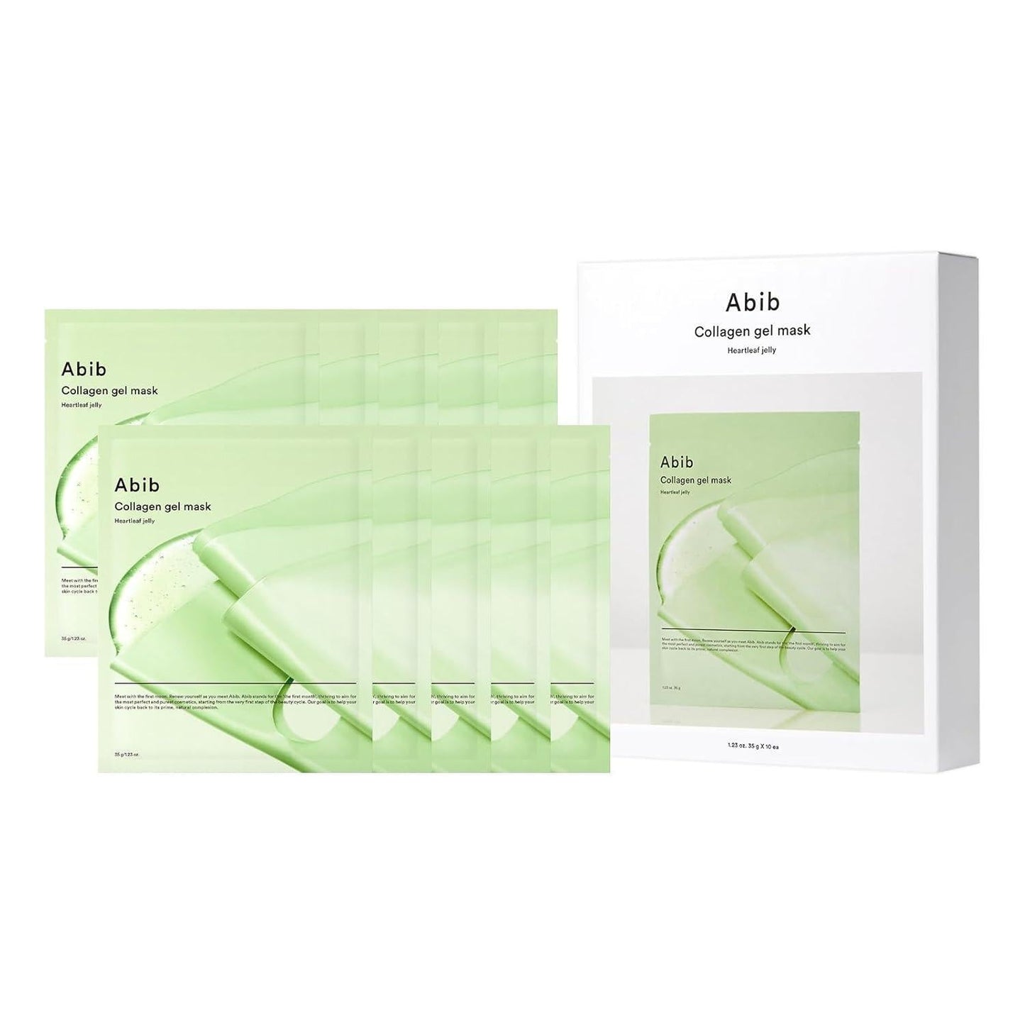 Soothing Vegan Gel Face Masks (10 Pack)