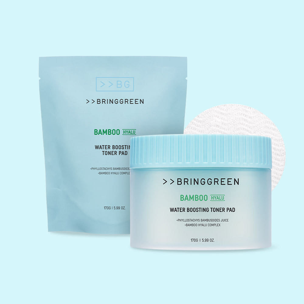 Natural Bamboo Refreshing Toner Pads Set