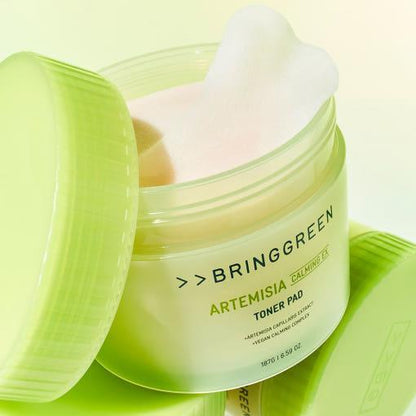 Gentle Calming Toner Pads with Soothing Mugwort Essence
