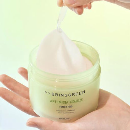 Gentle Calming Toner Pads with Soothing Mugwort Essence