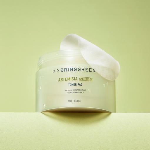 Gentle Calming Toner Pads with Soothing Mugwort Essence
