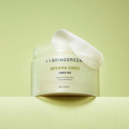 Gentle Calming Toner Pads with Soothing Mugwort Essence