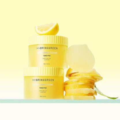Natural Lemon Toner Pads Set with Refill