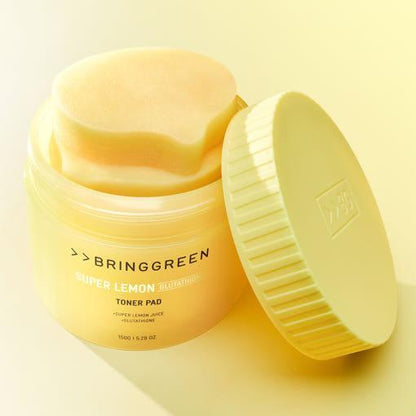 Natural Lemon Toner Pads Set with Refill