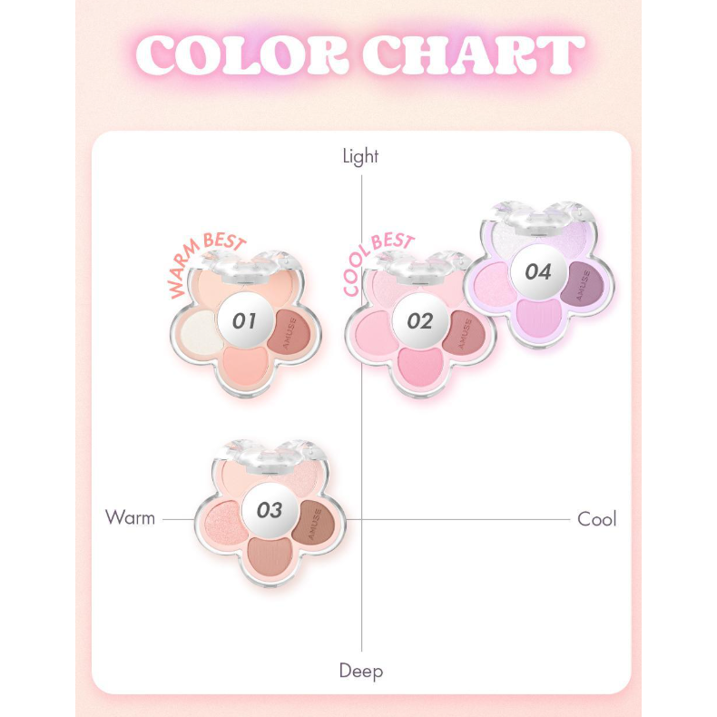 Portable Floral Eye Makeup Palette