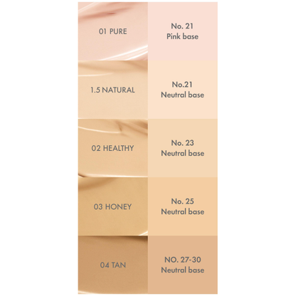 Natural Glow Vegan Foundation SPF50+ Cushion