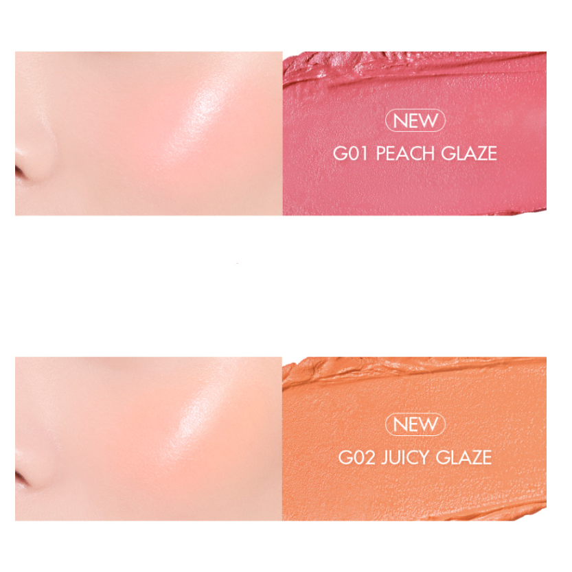 Rom&nd Long-Lasting Blush with Glow Effect
