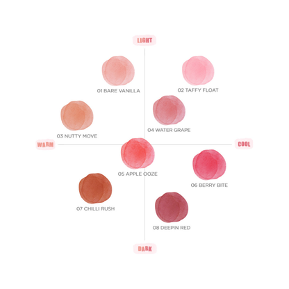 Natural Bare Lip Tint - 8 Soft Shades