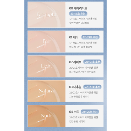 Natural Matte Foundation Cushion SPF50+ Set
