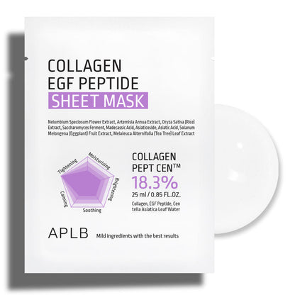 Nourishing Collagen Face Mask - 10 Pack, Anti-Aging Skin Care