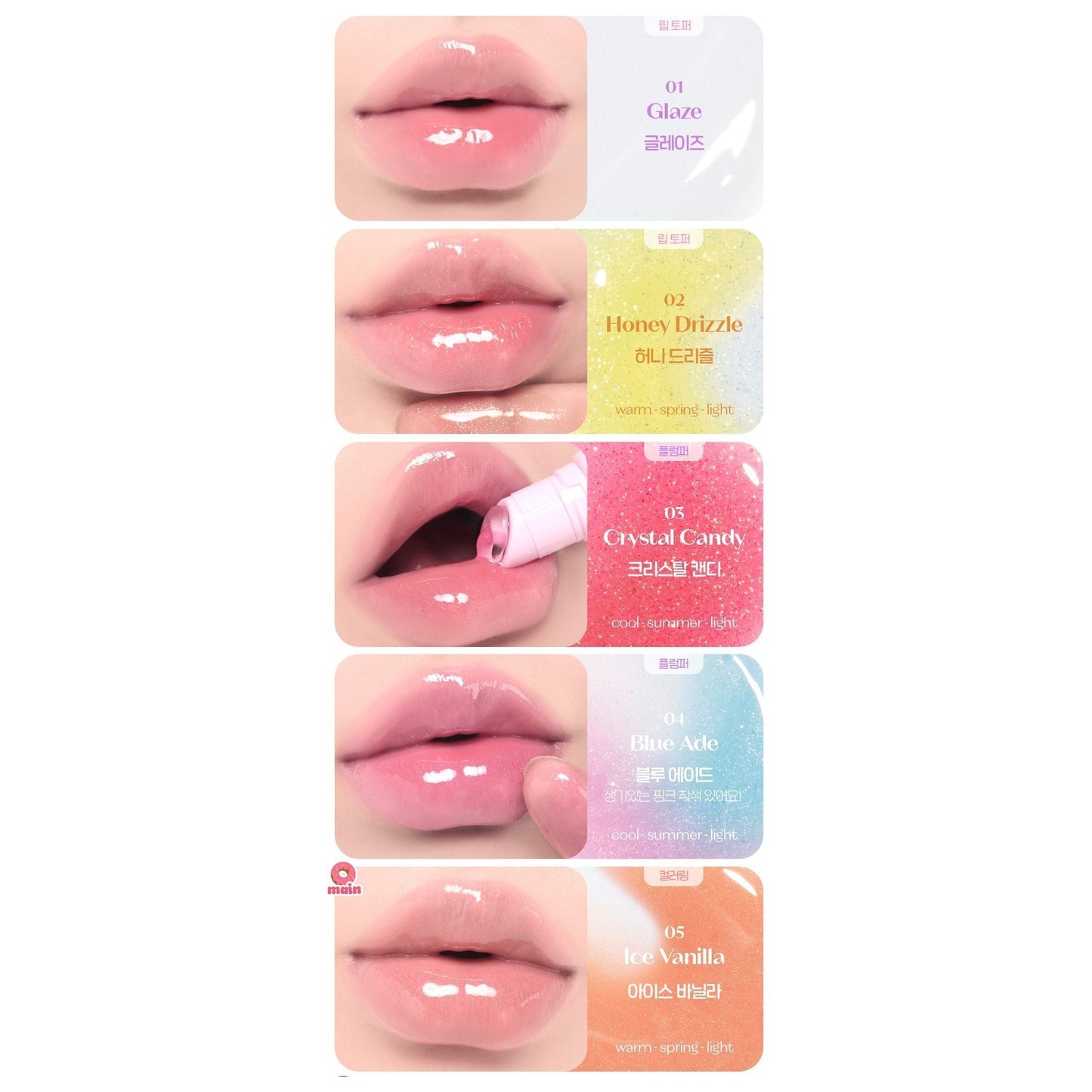 Moisturizing Tinted Lip Balm with Glossy Shine