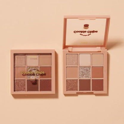 Warm Neutral Eyeshadow Palette with Shimmer Shades
