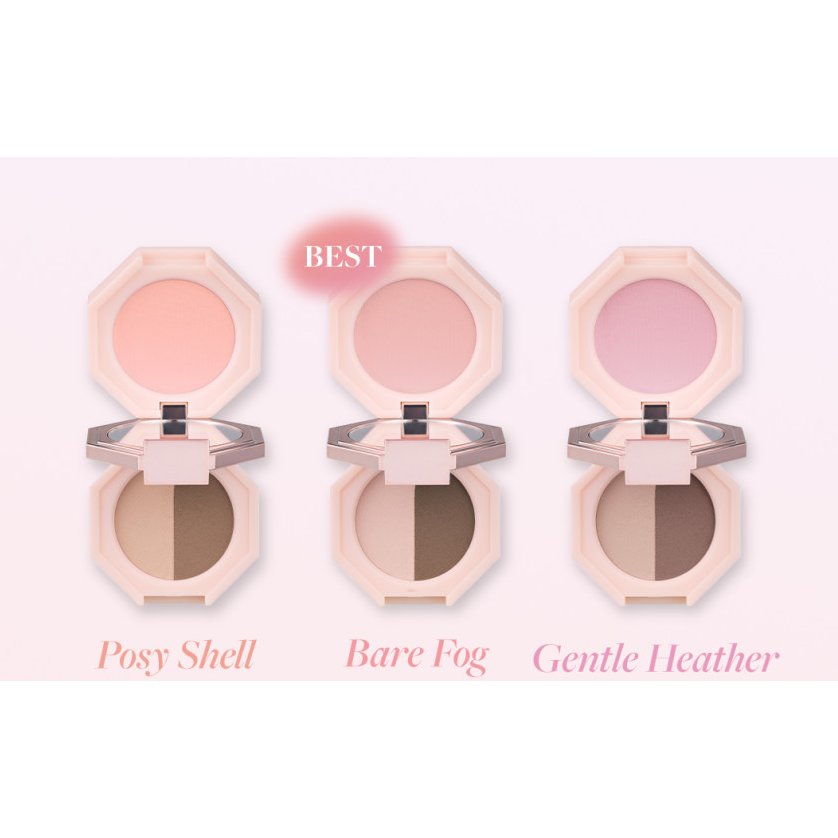 Natural Floral Face Palette - 5 Shade Makeup