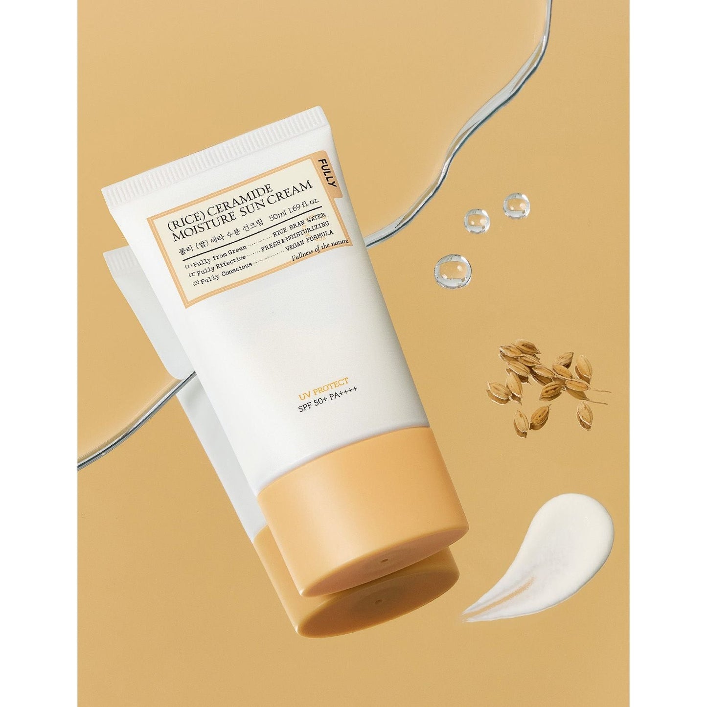Natural Rice Ceramide Sunscreen Cream SPF50
