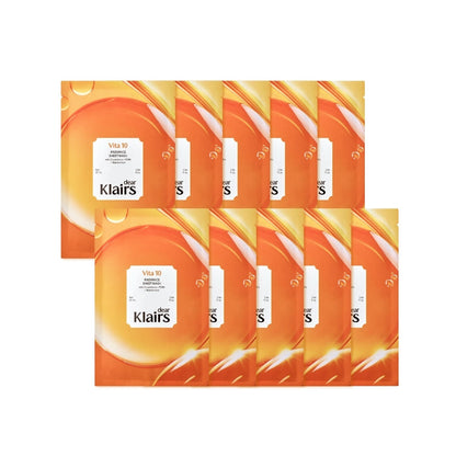 Glowing Skin Face Mask Set - 10 Pack Hydrating Sheet Masks