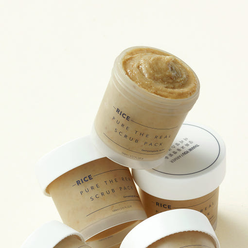 Natural Brightening Face Mask Scrub Pack 100ml