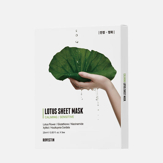 Nourishing Lotus Face Mask - 5 Pack, Hydrate & Glow - Mycosmeticslondon