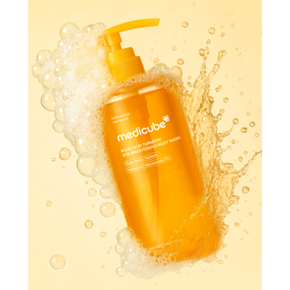 Natural Brightening Body Wash with Kojic Acid & Turmeric