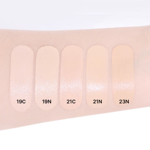 Natural Finish Foundation Cushion Set - Full Coverage Refill