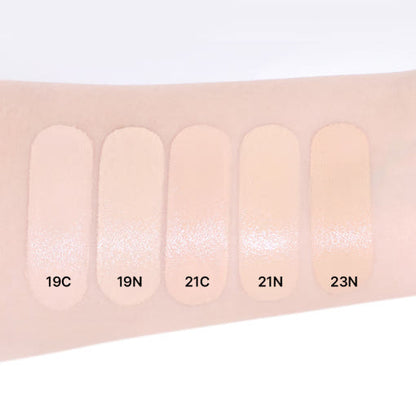 Natural Finish Foundation Cushion Set - Full Coverage Refill
