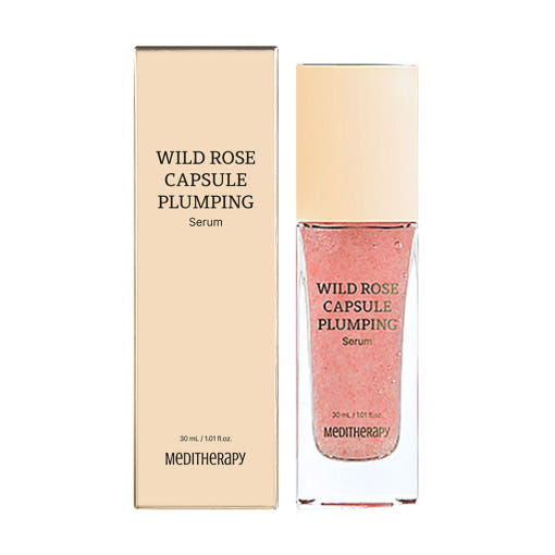 Natural Rose Facial Plumping Serum 30ml - Hydrating Glow Firming - Mycosmeticslondon
