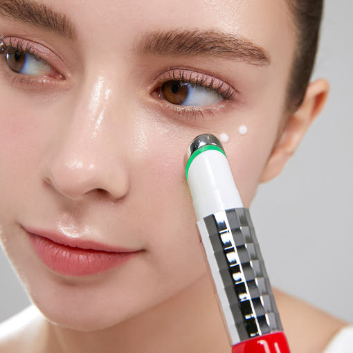 Anti Aging Eye Cream Set with Massager Device