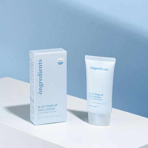 Natural Blue Toning Sunscreen Lotion SPF50 50ml - Mycosmeticslondon