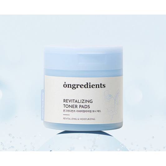 Natural Refreshing Face Toner Pads 60 Count - Mycosmeticslondon