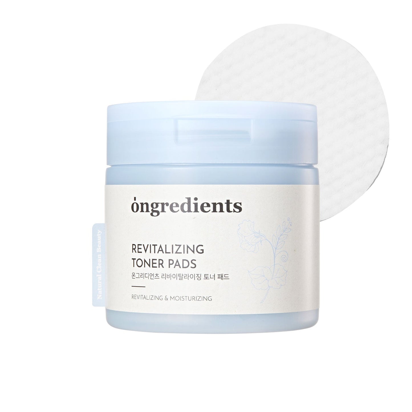 Natural Refreshing Face Toner Pads 60 Count