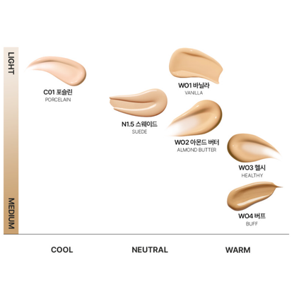 Lightweight Cooling Sun Cushion SPF50 6 Shades