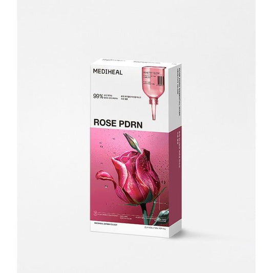Nourishing Rose Face Mask 24ml X 10 Pack - Moisturizing Glow - Mycosmeticslondon
