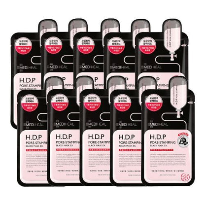 Pore Minimizing Black Face Mask Sheets 10 Pack - Mycosmeticslondon