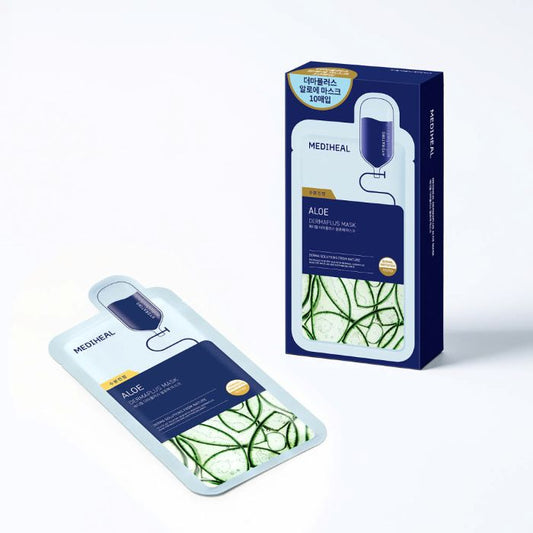 Soothing Aloe Face Masks 10 Pack - Refreshing Moisture - Mycosmeticslondon