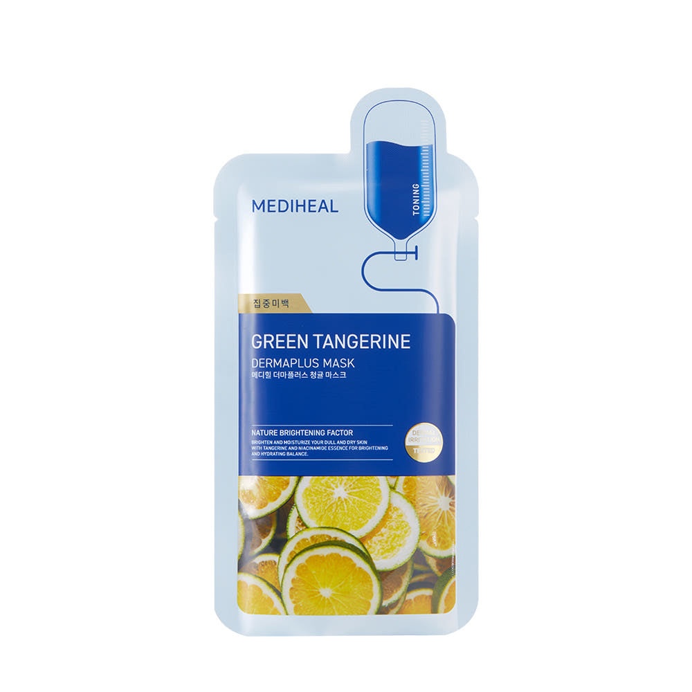 MEDIHEAL Brightening Green Tangerine Face Mask 10 Pack