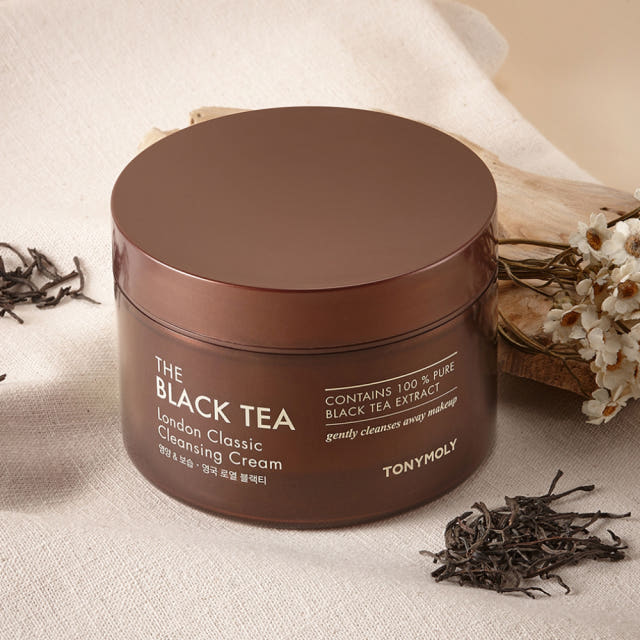 TONYMOLY Black Tea London Purifying Face Cream 200ml - Mycosmeticslondon