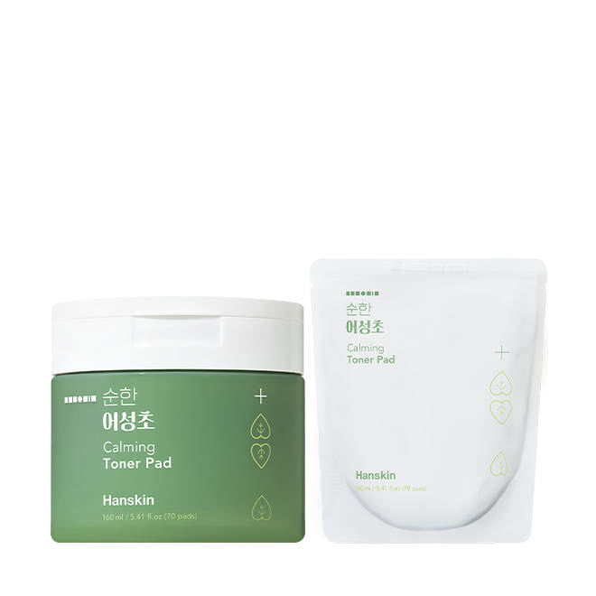 Gentle Houttuynia Calming Toner Pads 2x160ml  Soothing - Mycosmeticslondon