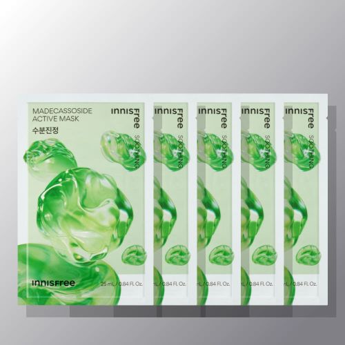 Innisfree Madecassoside Mask 25ml x 5 - Gentle Moisturizing Care