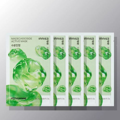Innisfree Madecassoside Mask 25ml x 5 - Gentle Moisturizing Care
