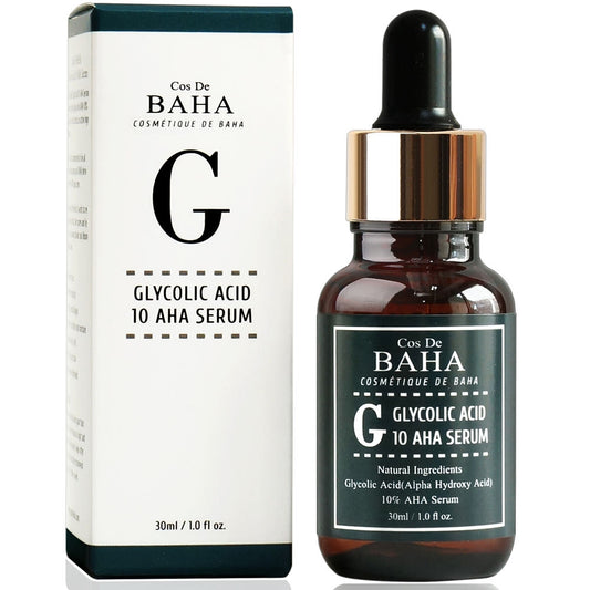 Brightening Glycolic Acid Face Serum 30ml - Anti Aging Skin Care - Mycosmeticslondon