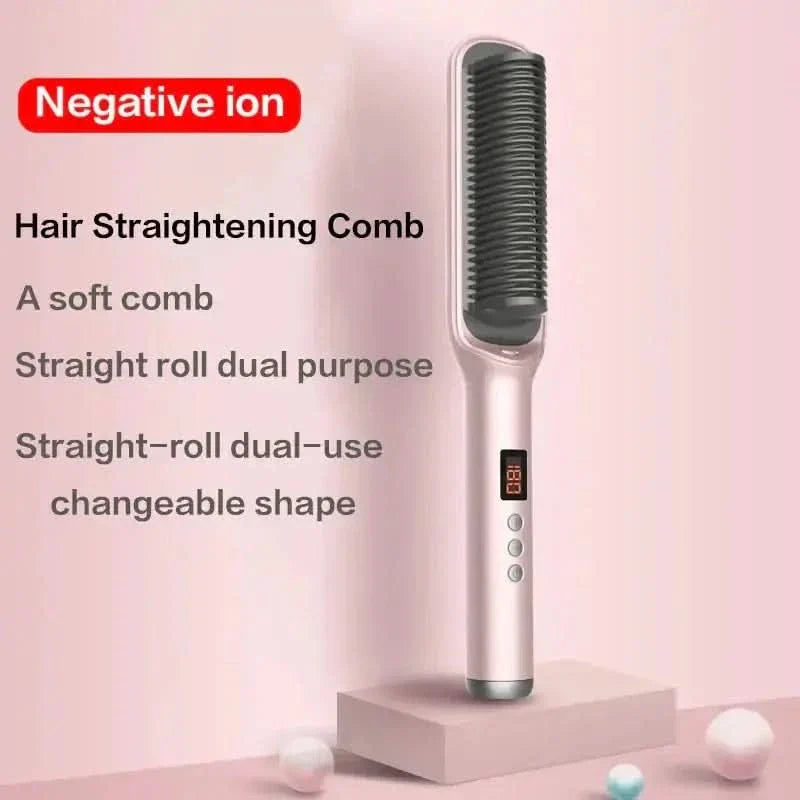 Easy 2-in-1 Hair Straightener and Curler