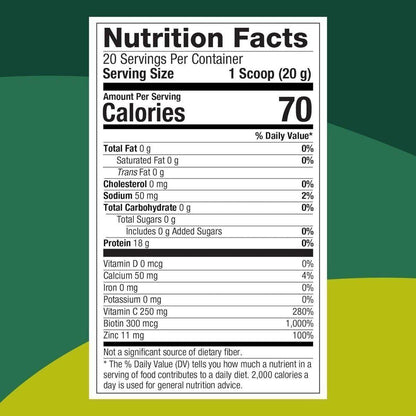 Premium Unflavored Collagen Protein Powder