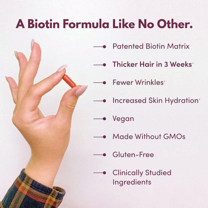 Premium Biotin Vitamin Supplement - 30 Capsules