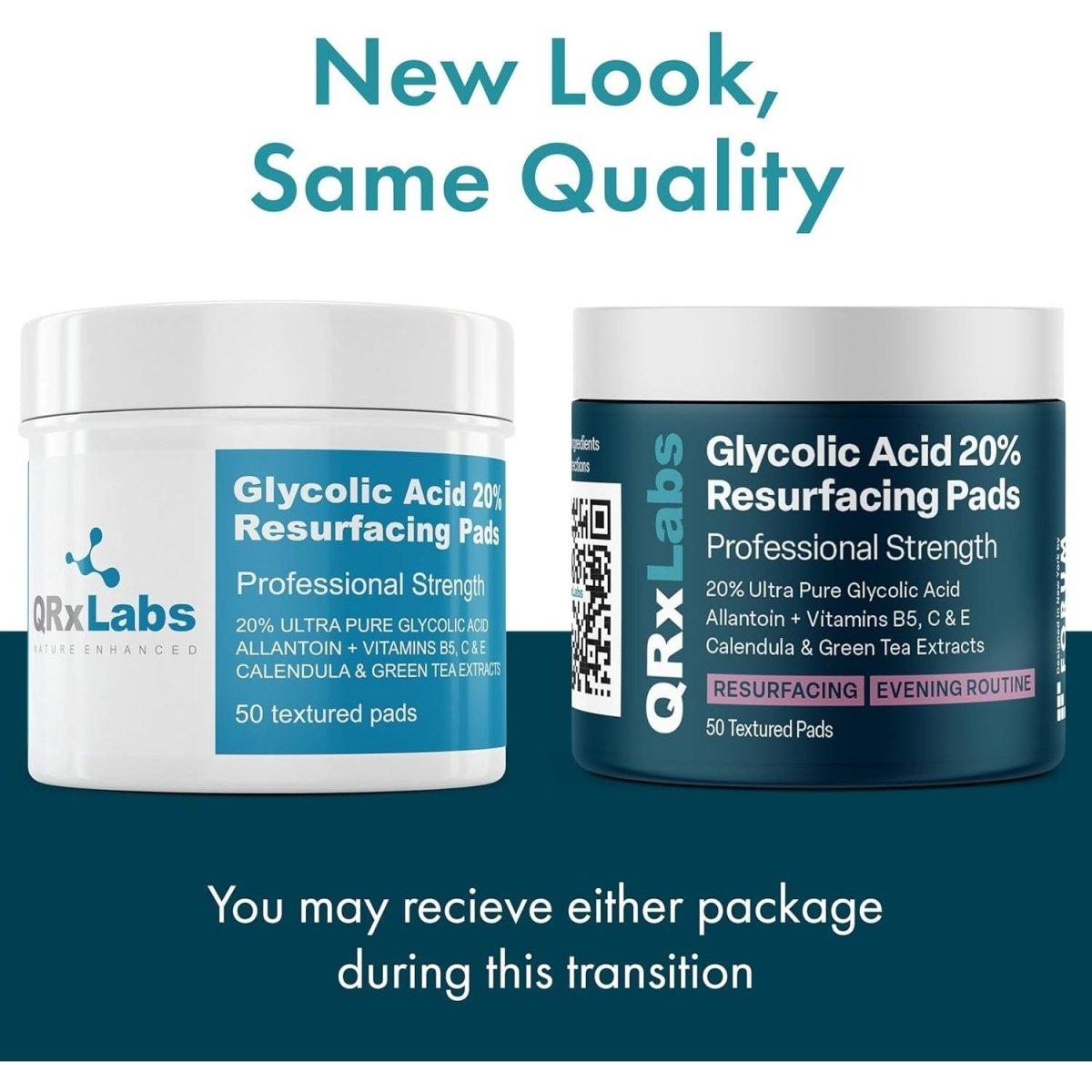 Exfoliating Glycolic Acid Skin Pads 20% Strength
